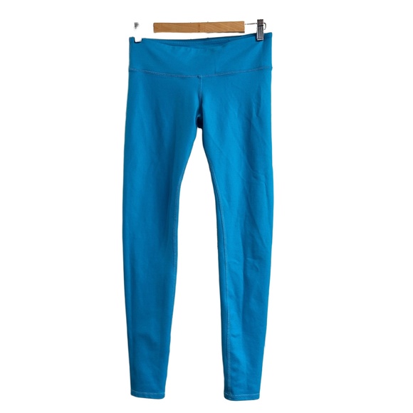 Alo Yoga Women Medium Airbrush Leggings Blue Activewear Athleisure Yoga Gym - Picture 4 of 7